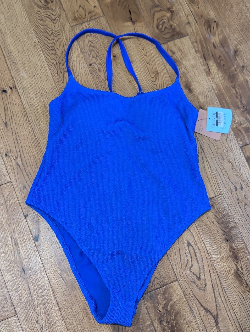 Shade & Shore Royal Blue One-Piece Swimsuit